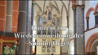 20240512 Orgelkonzert Wiedereinweihung der StummOrgel Bacharach, Lukas Stollhof und Rainer Müller