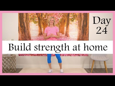 Strength Exercises to do at home | for Beginners & Seniors | Day 24