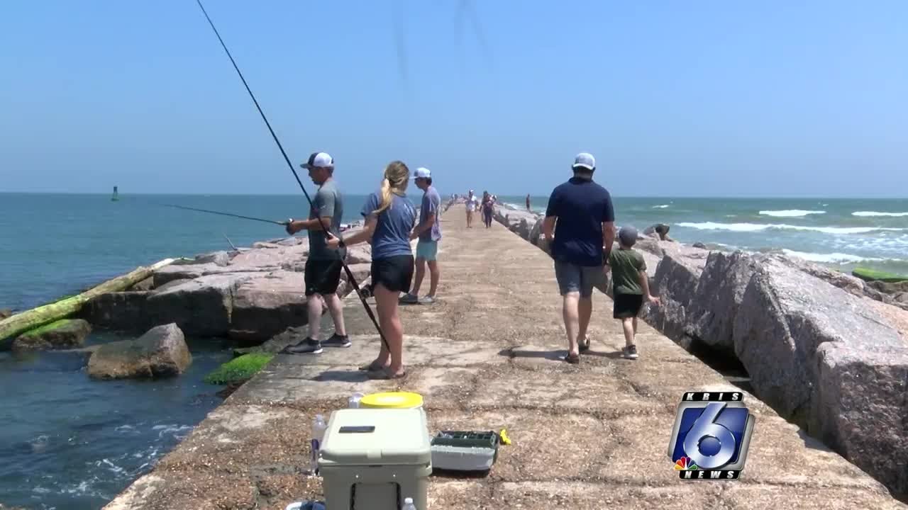 Port Aransas re-opens for fishing 0424 - YouTube