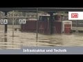 Jahrestag Hochwasser Dresden Hauptbahnhof