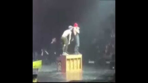 josh dun falling on the piano during holding on to you