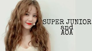 SUPER JUNIOR and AOA playlist screenshot 2