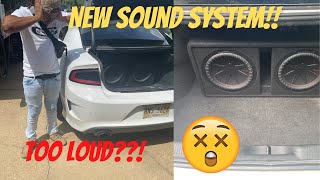 DODGE CHARGER R/T GETS NEW SOUND SYSTEM  *EXTREMELY LOUD!*