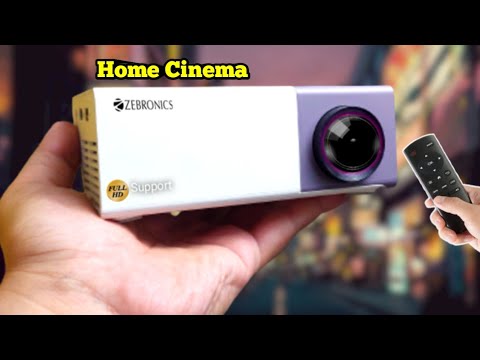 Zebronics Zeb PIXAPLAY 11 Portable LED Projector Unboxing & Review | BR Tech