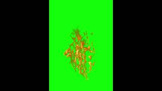 fire1 stock footage HD green screen