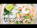 Heathy & quick Shrimp Glass Noodle Salad | Kravings