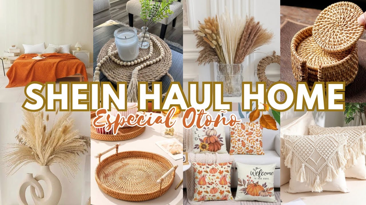 HAUL HOGAR SHEIN 🏡 ¡50 productos! ✨🙊 (Decoración, sabanas, alfombras y  mucho mas) ☺️ 