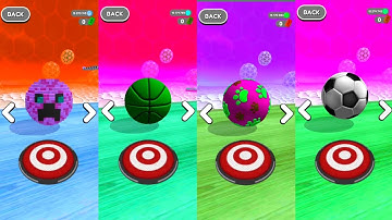 Going Balls New Update: 4x  Reaction Ball  Run  Gameplay, walkthrough Android iOS (Part 114)