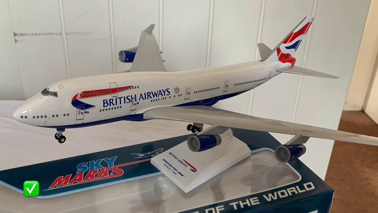 Unboxing of British Airways 747-400 - Skymarks Modes - YouTube