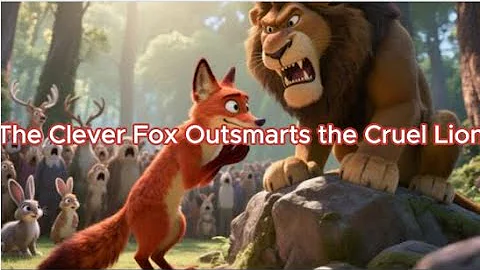 The Clever Fox Outsmarts the Cruel Lion | Bedtime Story for Kids | @White Bear Stories