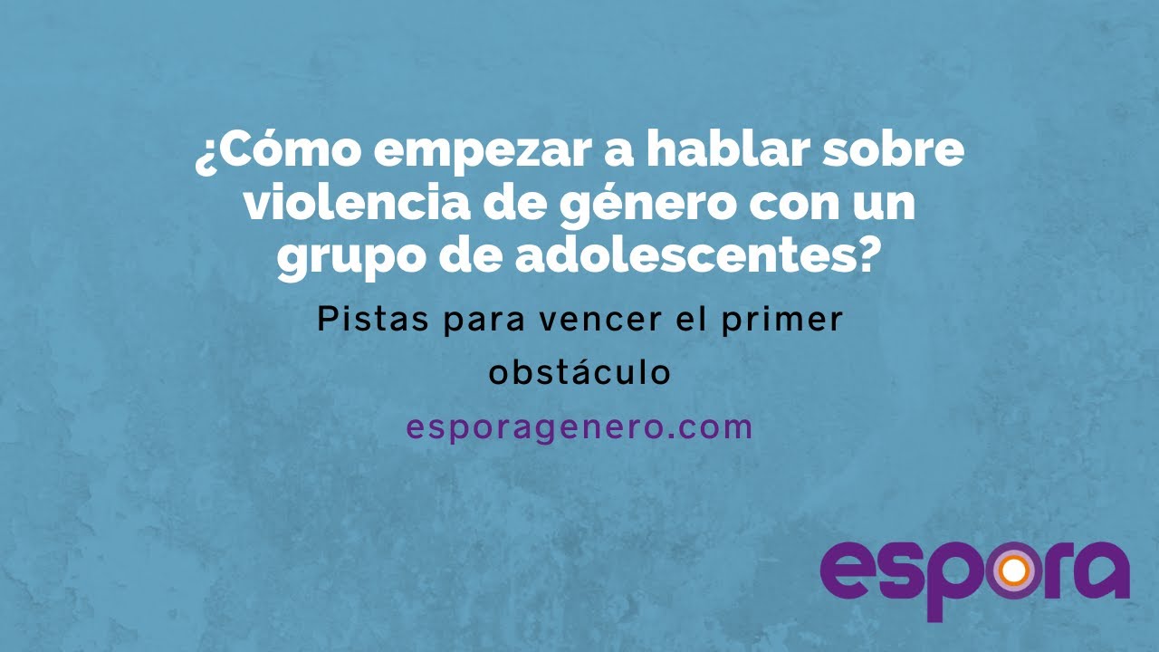 Cómo empezar a hablar de violencia de género