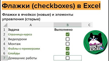Флажки в Excel: в ячейках (новые) и элементы управления (в старых версиях)