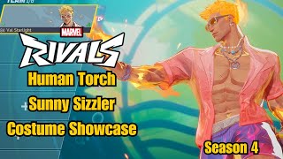 Human Torch | Sunny Sizzler Summer Special Event Vol. 2 Costume Showcase | Marvel Rivals Season 4