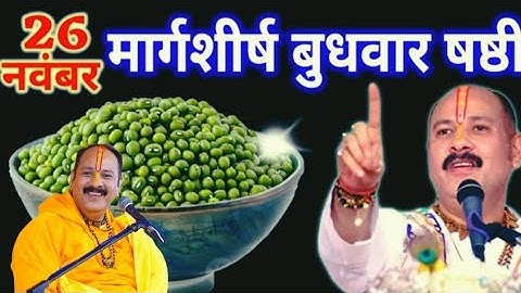 26 नवंबर मार्गशीर्ष बुधवार षष्ठी तिथि के दिन 7 हरे मूंग वाला उपाय जरुर करे || Pradeep Ji Mishra 