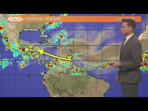 Tuesday, 6 am Tropical Update: Tropical wave could develop - YouTube
