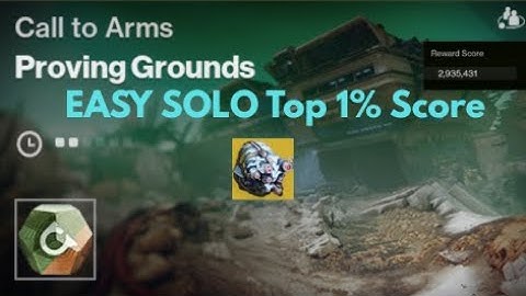EASY SOLO Top 1% Score Proving Grounds mission on Hunter