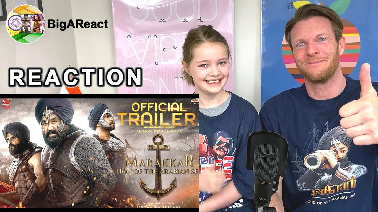 MARAKKAR TRAILER REACTION | Mohanlal, Kiccha Sudeep | 