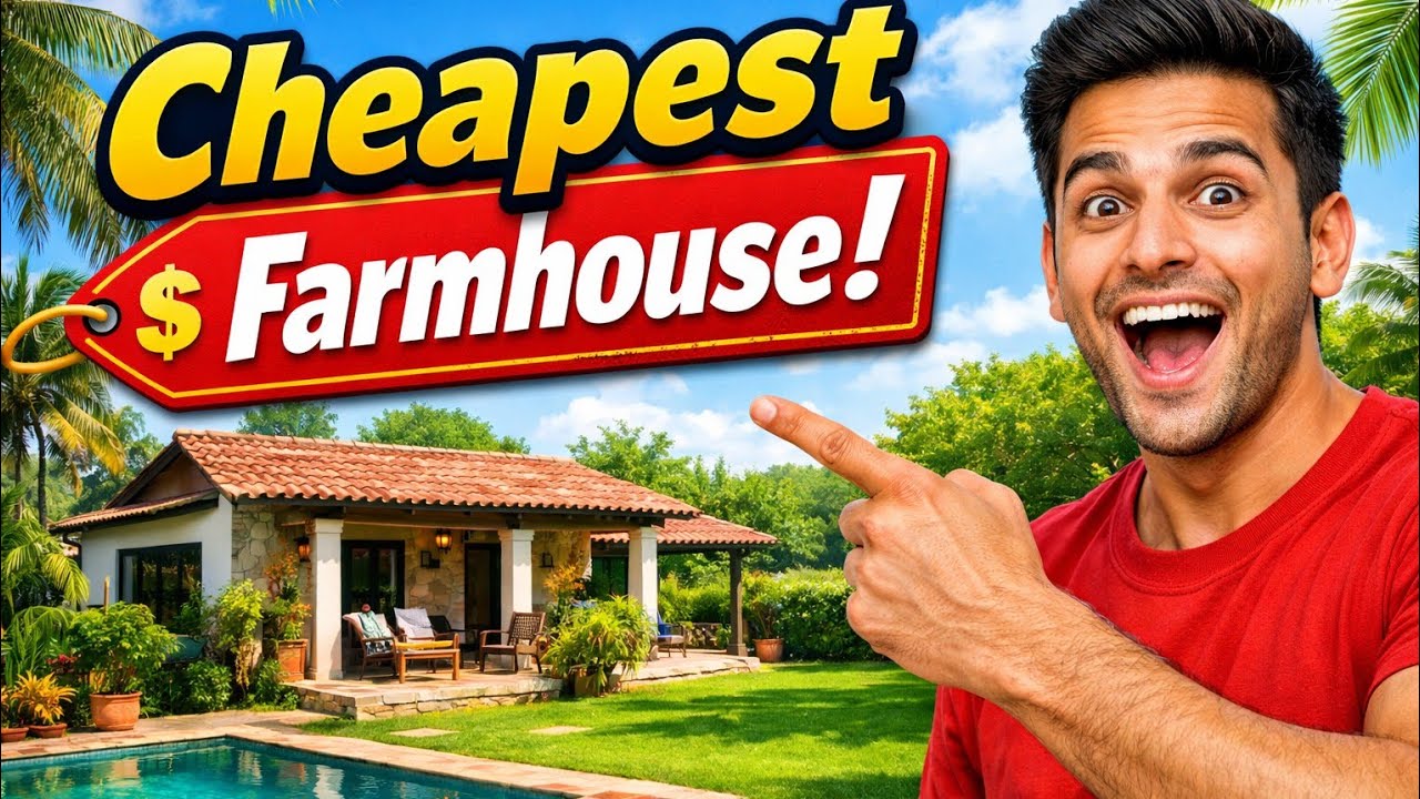 Buy the cheapest farmhouse in Vrindavan near Prem Mandir with bank loan