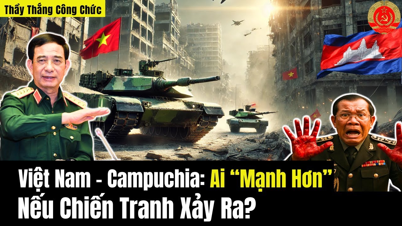 🔴[TRỰC TIẾP] Việt Nam - Campuchia: Ai “Mạnh Hơn” Nếu Chiến Tranh Xảy Ra?