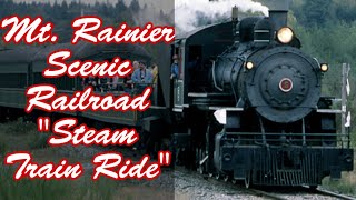 Mt. Rainier Scenic Railroad, Steam Train Ride! (1987) @NickelPlatedProductions