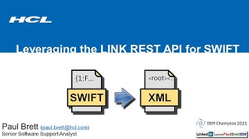Leveraging the LINK REST API for SWIFT