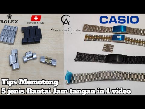 Cara potong 5 Jenis Rantai Jam tangan dengan mudah dalam 1 video