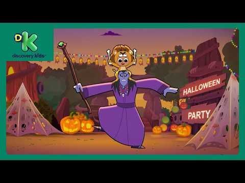 Halloween Party Mein Shambhala Ka Attack🎃| Baby Little Singham👶| Halloween Special🦇|@DiscoveryKidsIN