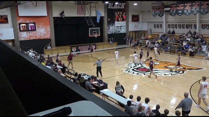 Tate Sorensen hits half court shot to end 3rd qtr ...