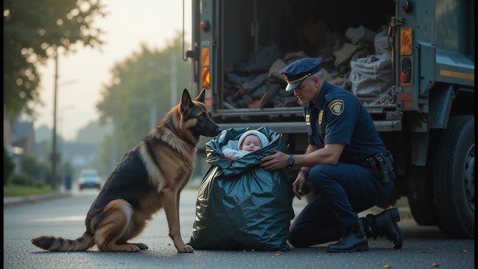 K9 Dog Barks at Garbage Truck – What They Found Inside Saved a Baby's Life!  | Pet Story Film - YouTube