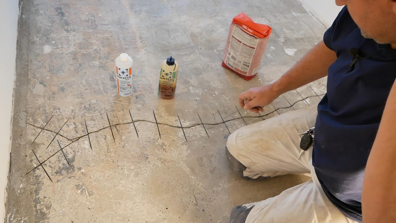 𝗤𝘂𝗶𝗰𝗸𝘁𝗶𝗽𝗽 Risse im Estrich richtig verharzen vor dem Fliesen legen o. Parkett kleben DIY alle 𝗤𝘂𝗶𝗰𝗸𝘁𝗶𝗽𝗽 Risse im Estrich richtig verharzen vor dem Fliesen legen o. Parkett kleben DIY alle
