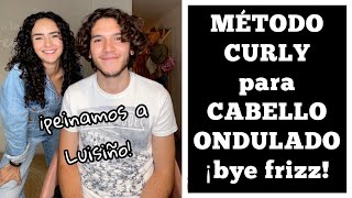 ✨MÉTODO CURLY PARA CABELLO ONDULADO: ¡LE DAMOS AMOR A LA MELENA DE LUISIÑO Y BYE BYE FRIZZ!✨