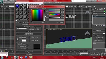 3DS MAX - How To Create a more advanced 3d text