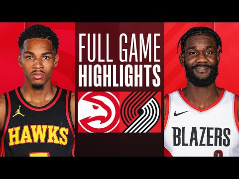 HAWKS at TRAIL BLAZERS | FULL GAME HIGHLIGHTS | March 13, 2024