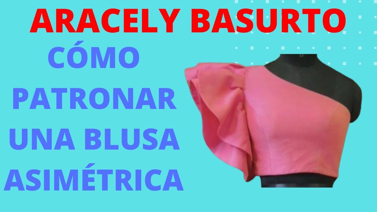 COMO PATRONAR UNA BLUSA ASIMETRICA