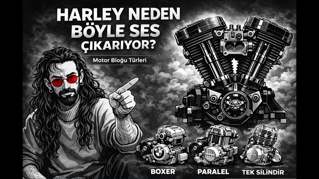 Harley-Davidson Motorlar Neden Böyle Ses Çıkarıyor & Motor Bloğu Türleri