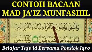 Contoh Bacaan Mad Ja'iz Munfashil - Al-Baqarah