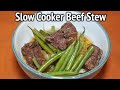 Beef Stew Recipe in Slow Cooker with Green Beans | Gluten Free