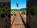 【踏切アニメ】応援するふみきりカンカン 7♪ Railroad crossing to support 7　♫ #Shorts　#ショート