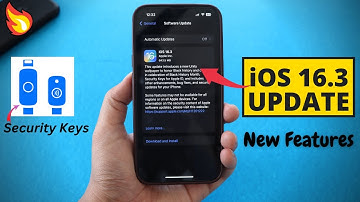 iOS 16.3 Update on iPhone 13 !