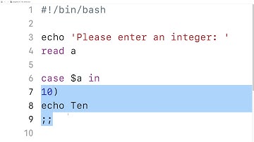 EP004 - macOS Linux - Bash Scripting - Switch Case
