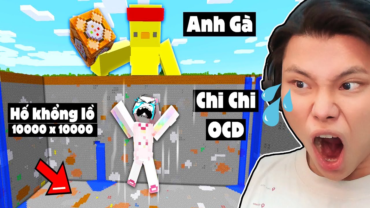 JAYGRAY CƯỜI ĐAU BỤNG VÌ ANH GÀ MC TROLL EM GÁI CHI CHI OCD CỰC BỰA*MINECRAFT BẤT ỔN TROLL BẠN BÈ