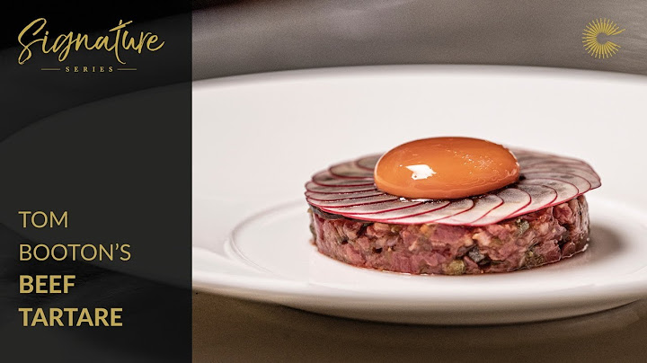 Tom Booton's Beef Tartare