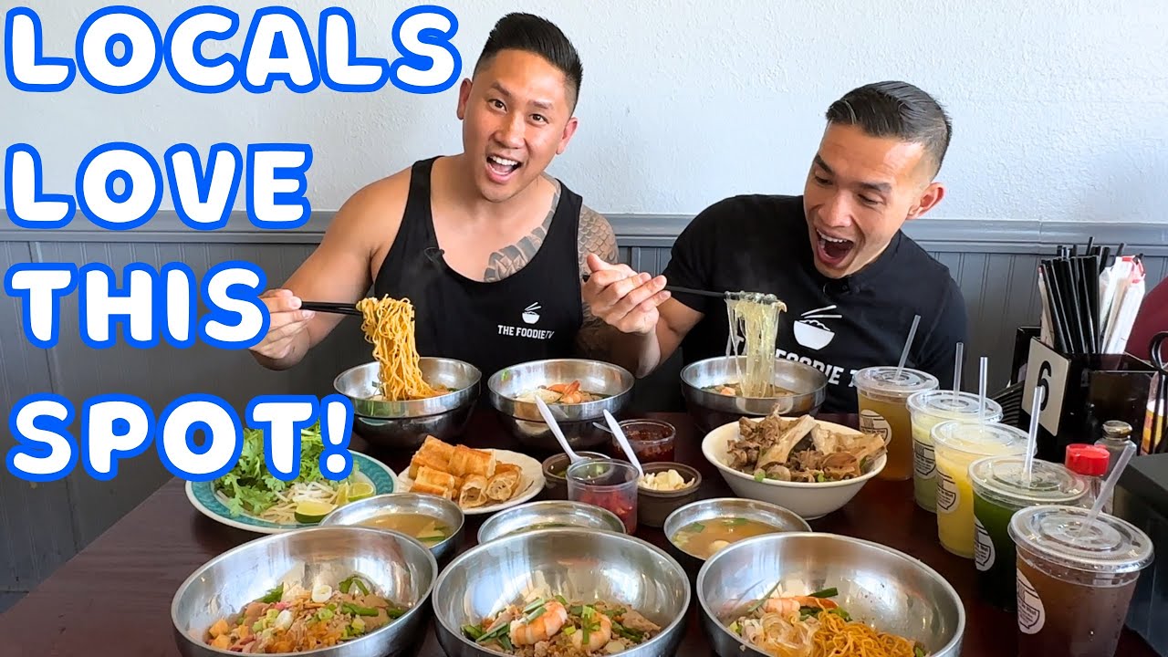 BEST Hu Tieu (Southern Vietnamese Style Noodles) In Orange County! Food Review