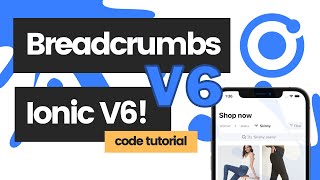 How to use the Ionic 6 Breadcrumbs Component with React (Ionic Framework)