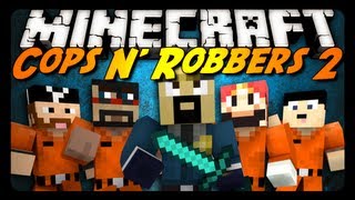 Minecraft Mini-Game: COPS N' ROBBERS #2! w/ AntVenom & Friends! screenshot 4