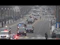 Potus motorcade departs white house heading for andrews on december 17 2023