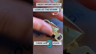 Quick tip to authenticate LV Padlock #repurposedjewelry #shorts