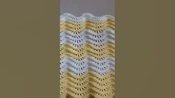 Crochet stunning waves blanket. Full tutorial on my YouTube channel