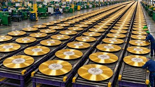 Inside the Factory Producing Millions of Vinyl Records Every Year  Record Pressing Mega Factory