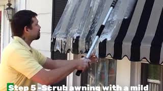 Greenville Awning Company Fabric Awning Cleaning Guide